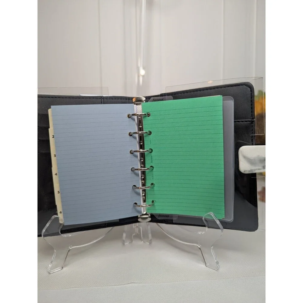 Filofax Pocket Patterns Organizer - Marble, White, Swirl, 2026 NWT